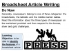 GCSE Broadsheet Article Writing Teaching Resources (slide 4/84)